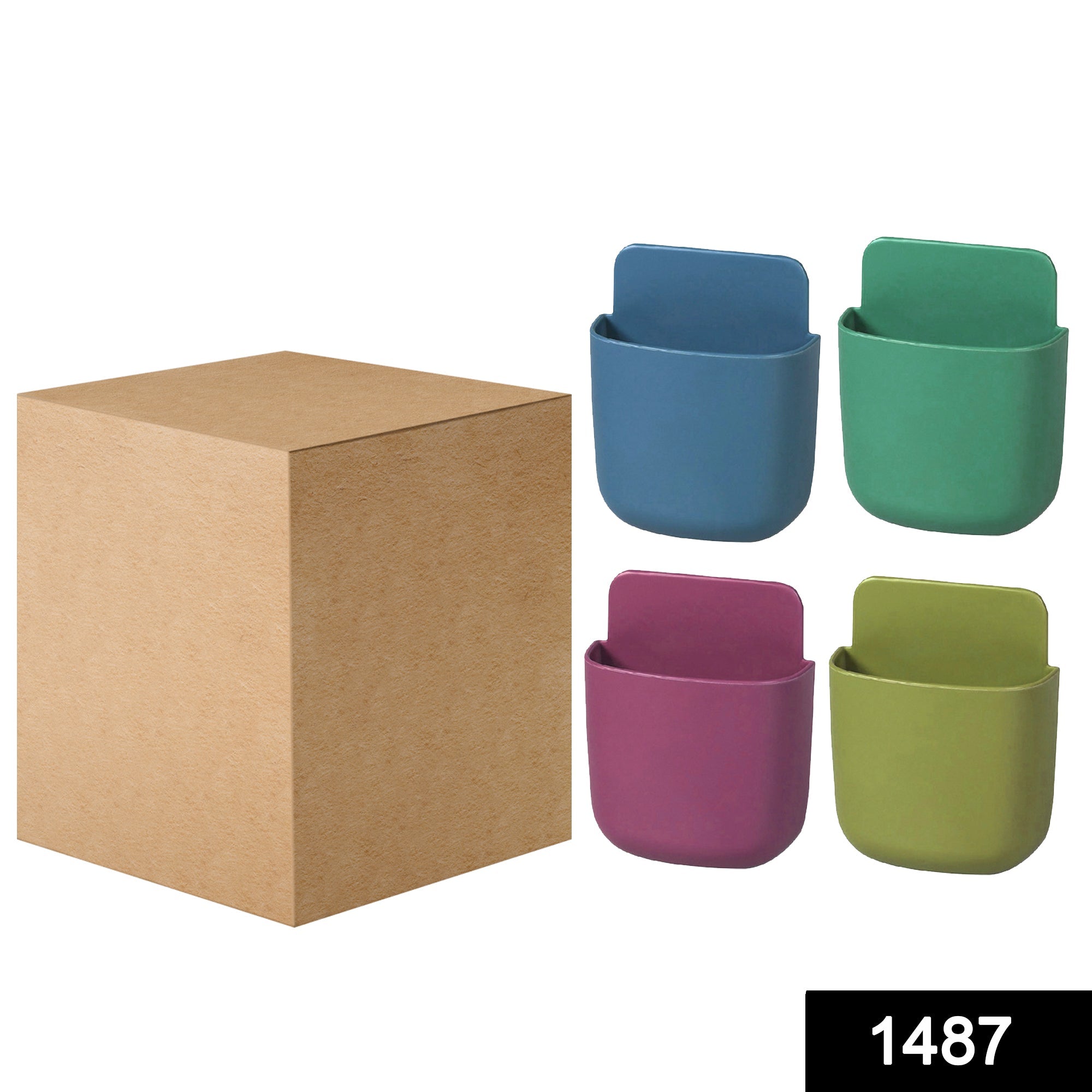 Phone charging holder with wall-mounted storage. Phone charging holder with wall-mounted storage.